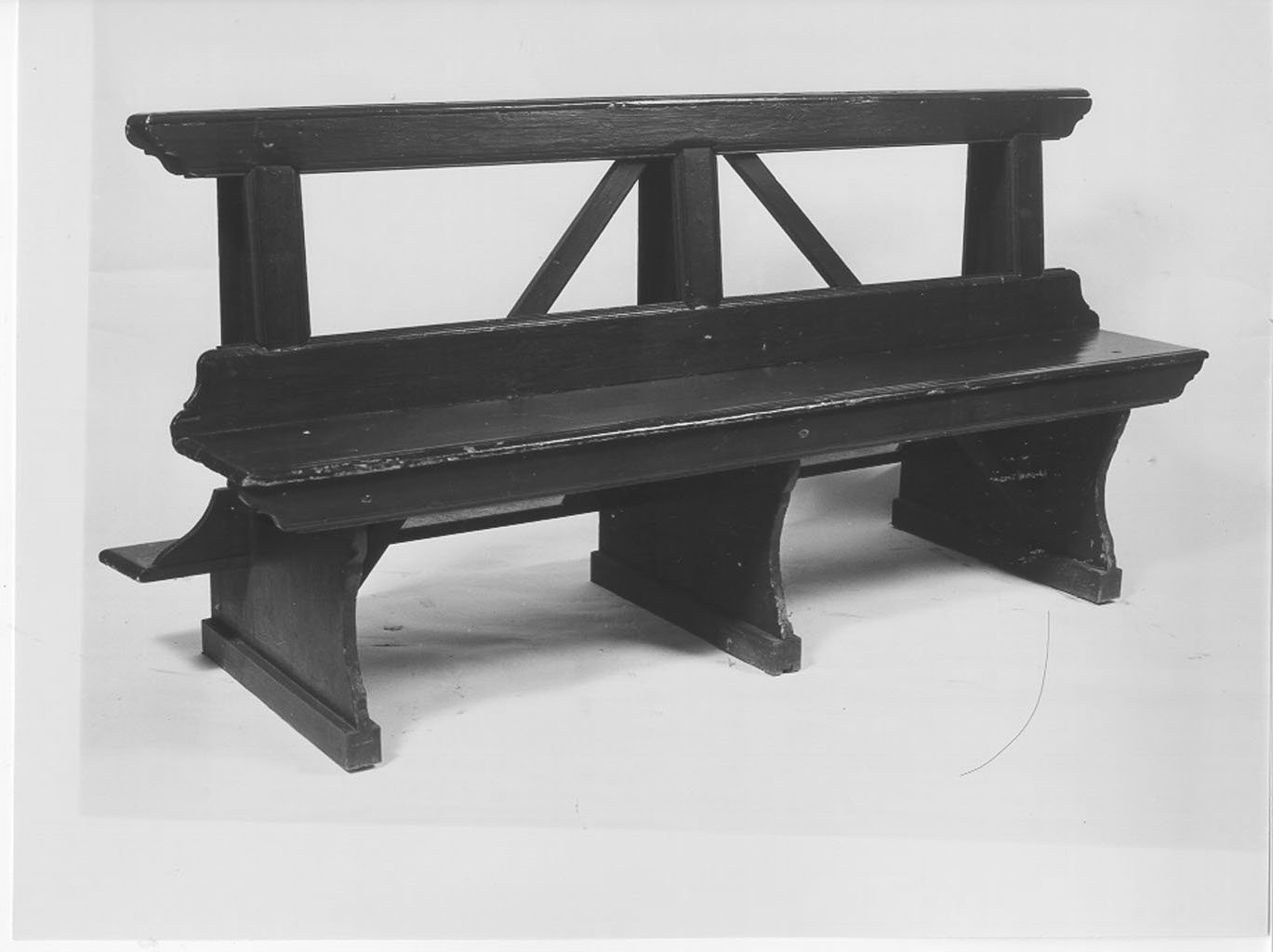 banco da chiesa, serie - manifattura mantovana (sec. XIX)