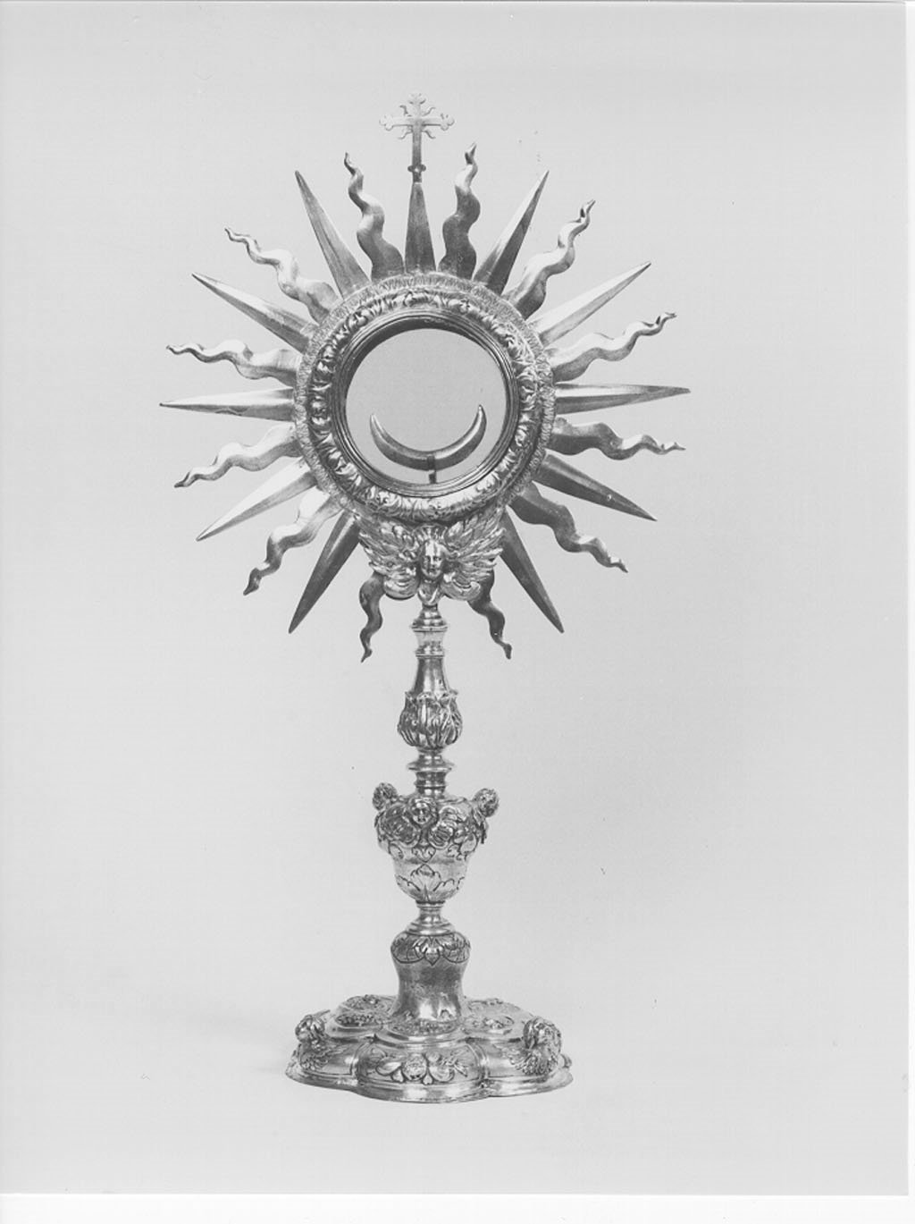 ostensorio, opera isolata - manifattura mantovana (seconda metà sec. XVII)