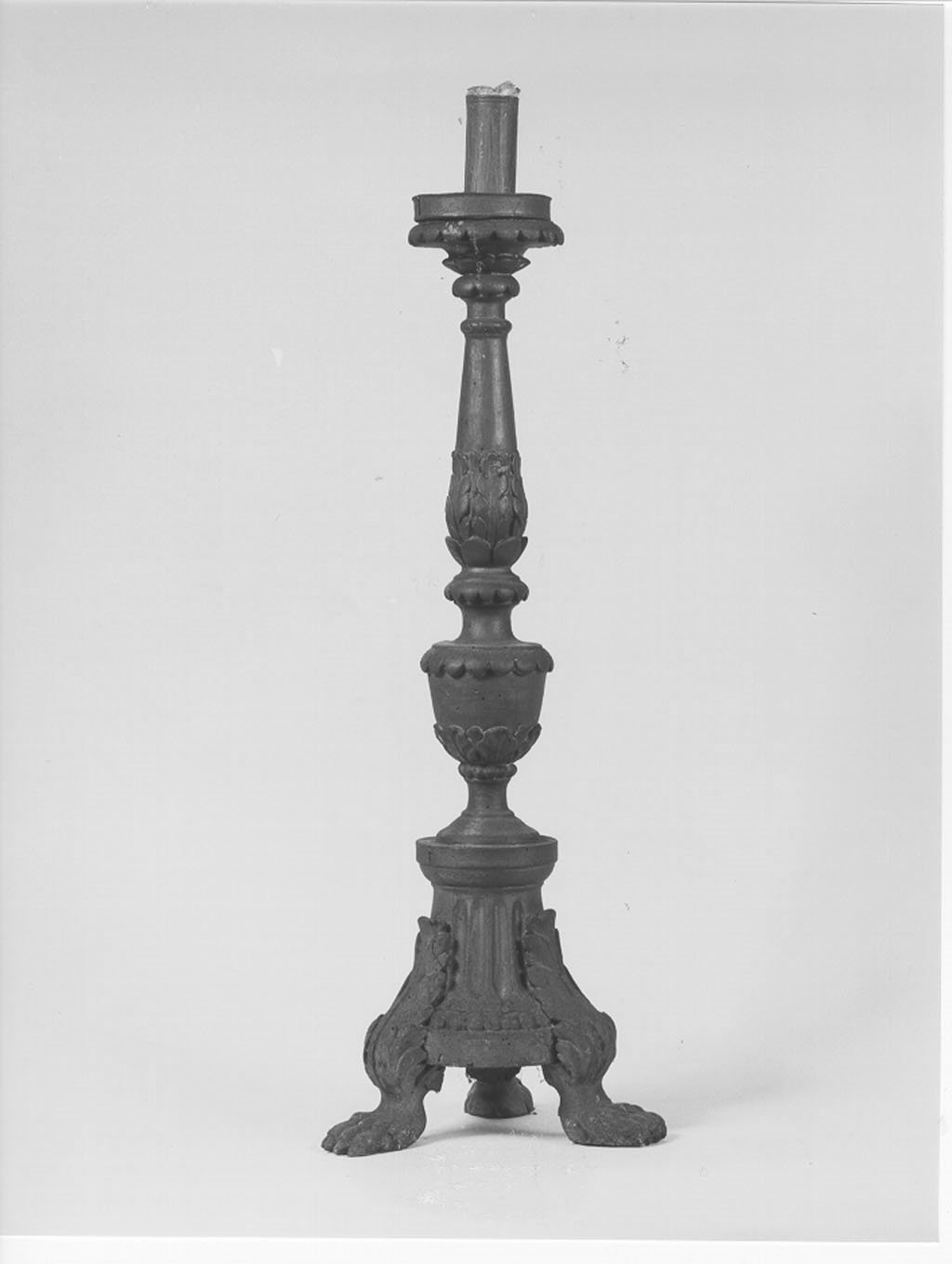 candeliere, serie - manifattura mantovana (seconda metà sec. XIX)