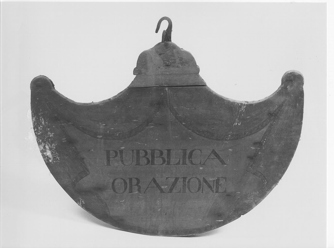 targa devozionale, opera isolata - manifattura mantovana (sec. XVIII)