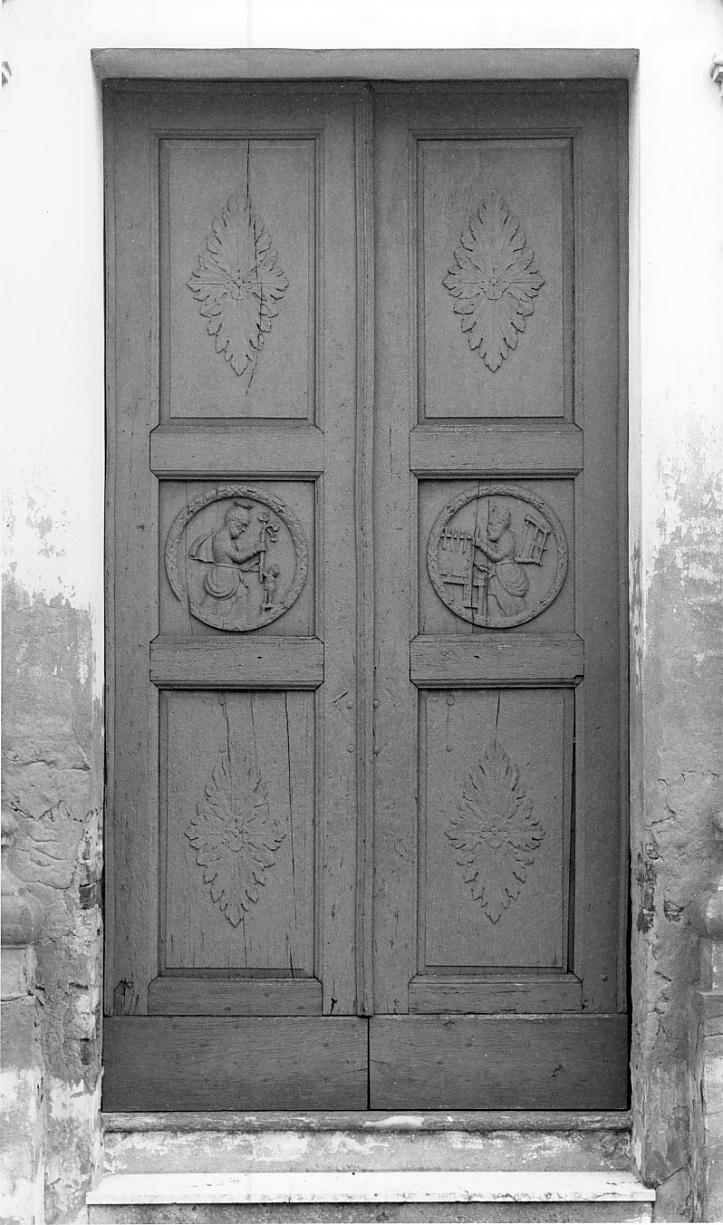 porta, opera isolata - ambito cremonese (seconda metà sec. XIX)