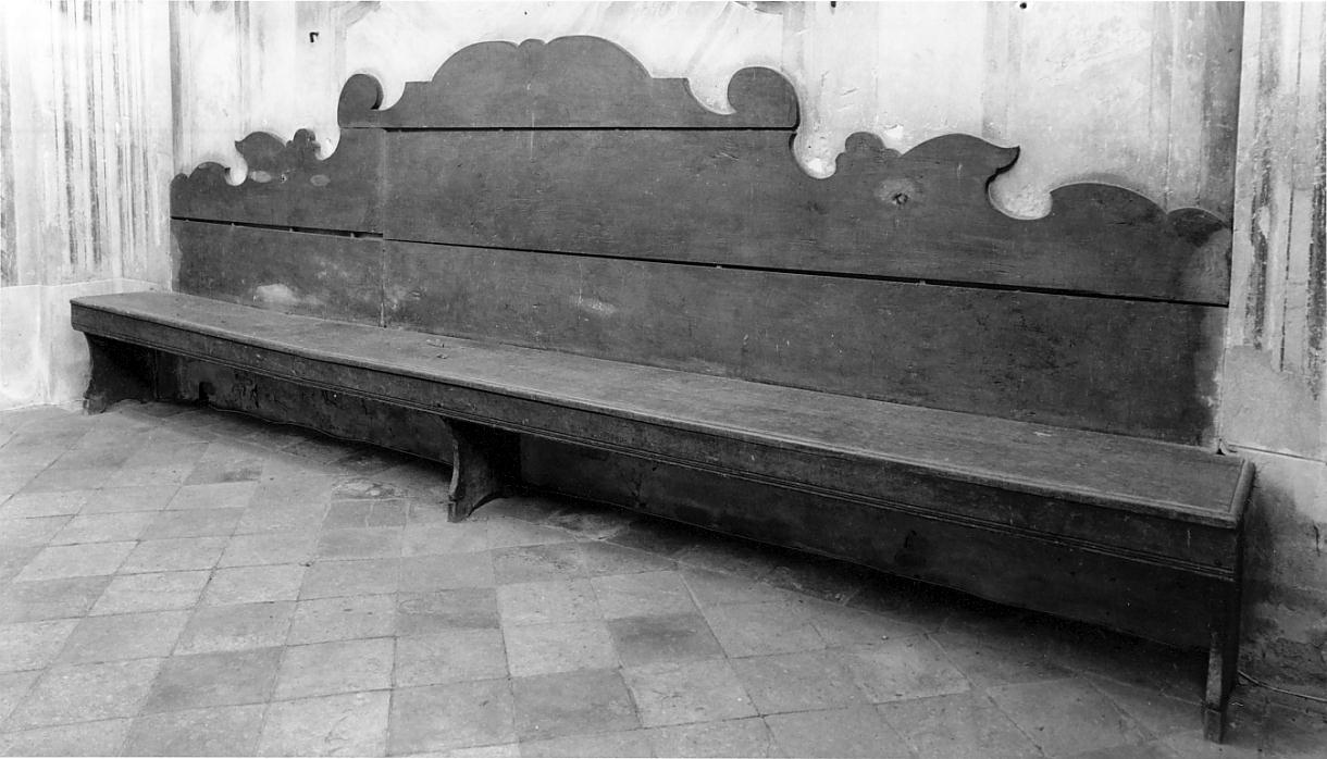 panca, opera isolata - ambito cremonese (fine/inizio secc. XVIII/ XIX)