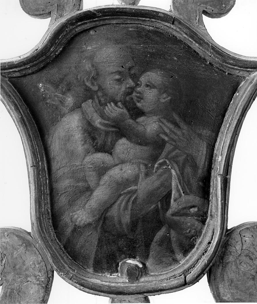 San Giuseppe e Gesù Bambino (dipinto, elemento d'insieme) - ambito cremonese (sec. XVIII)