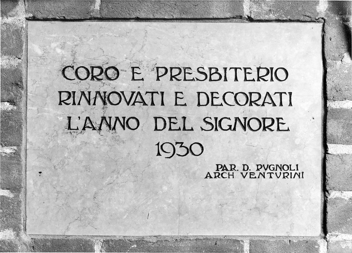 lapide, opera isolata - ambito cremonese (prima metà sec. XX)