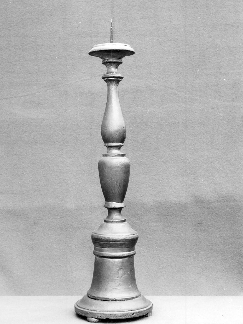 candeliere d'altare, serie - ambito cremonese (sec. XIX)