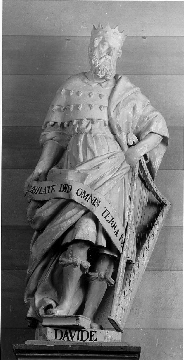 re Davide (statua, serie) - ambito cremonese (seconda metà sec. XVII)