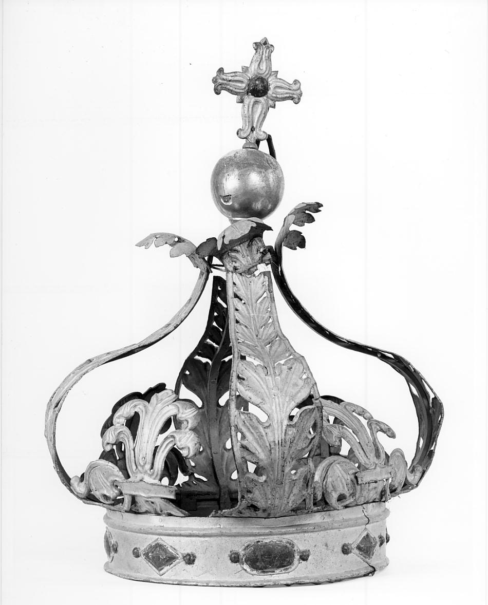 corona, opera isolata - ambito cremonese (seconda metà sec. XIX)