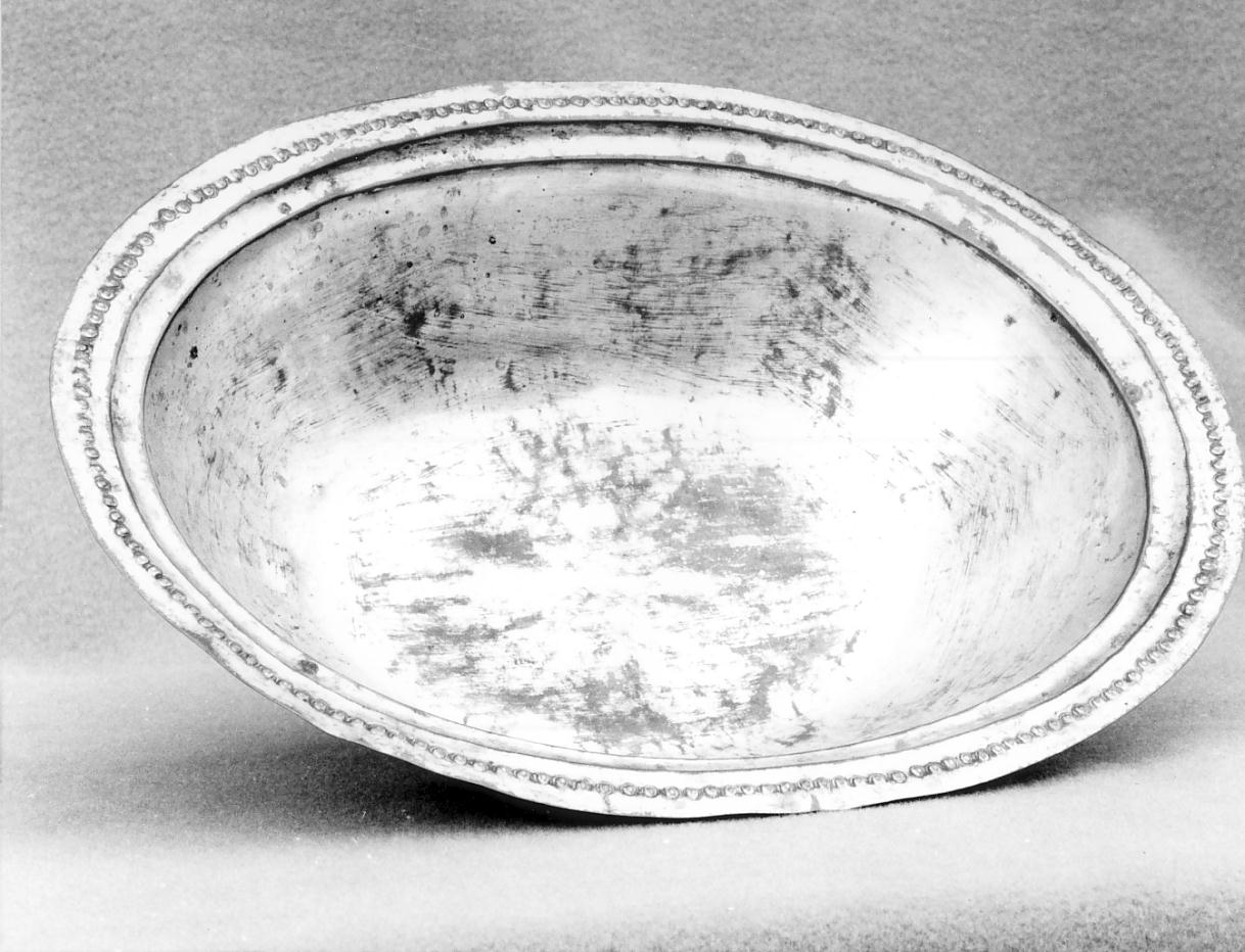 bacile, opera isolata - ambito cremonese (seconda metà sec. XIX)