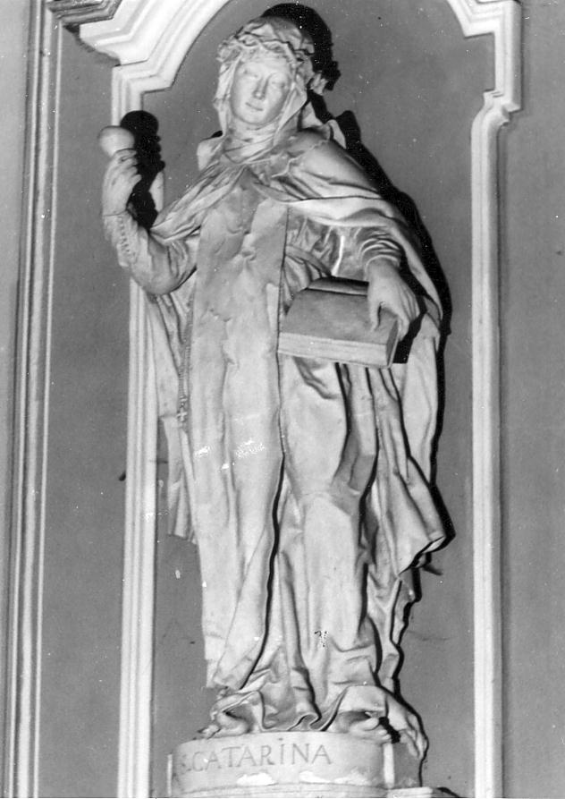 Santa Caterina (scultura, opera isolata) di Robustelli G.B (sec. XVIII)
