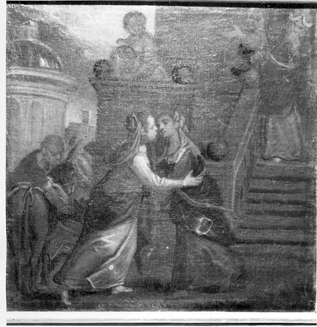 visitazione (dipinto, opera isolata) - ambito bresciano (sec. XVII)