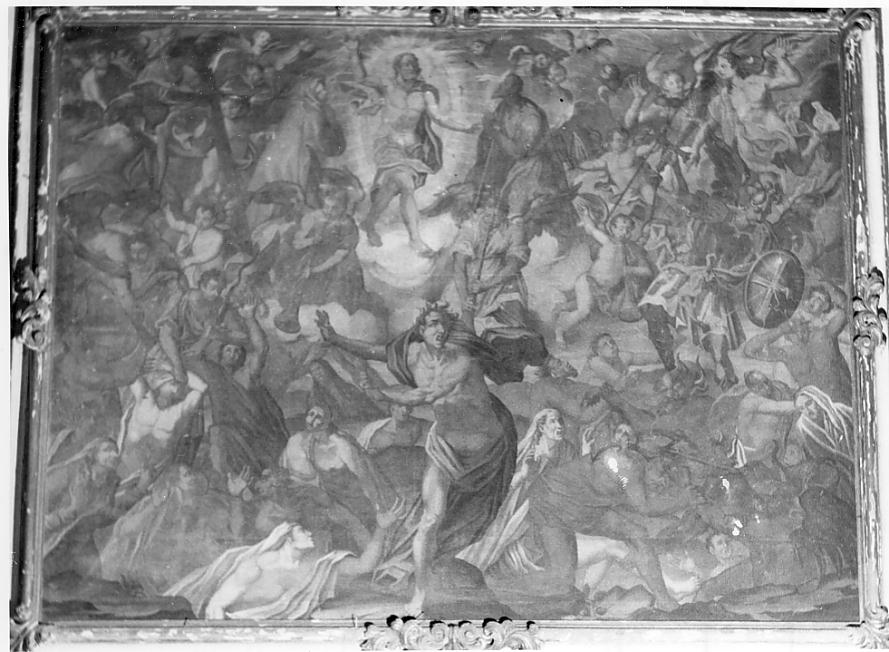 Giudizio Universale (dipinto, opera isolata) - ambito italiano (sec. XVIII)