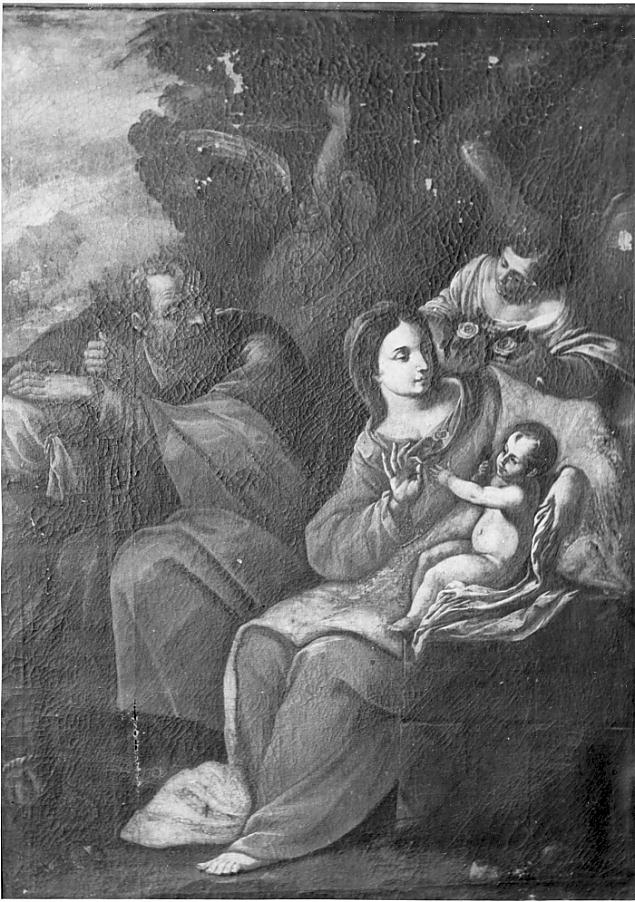 Sacra Famiglia (dipinto, opera isolata) - ambito italiano (sec. XVIII)