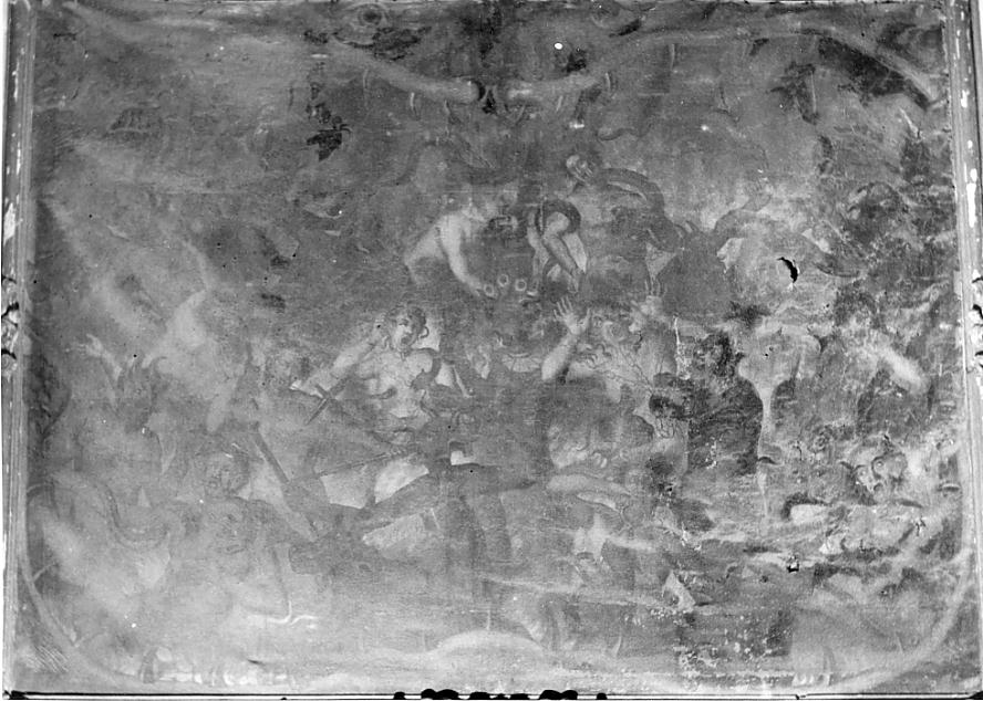 inferno (dipinto, opera isolata) - ambito italiano (sec. XVIII)