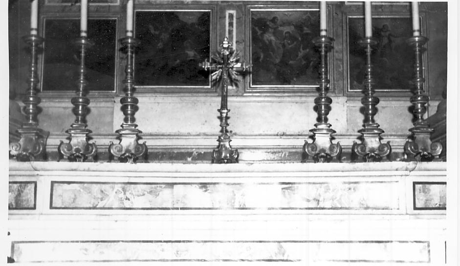 servizio d'altare, complesso decorativo - ambito italiano (sec. XIX)