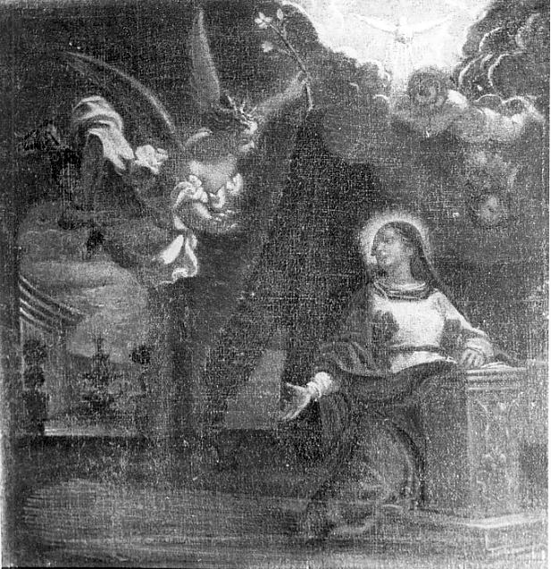 Annunciazione (dipinto, opera isolata) - ambito italiano (sec. XVII)