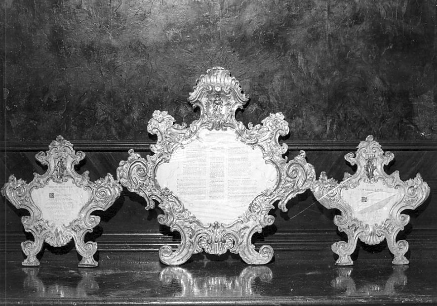 segreta, insieme - ambito italiano (sec. XVIII)