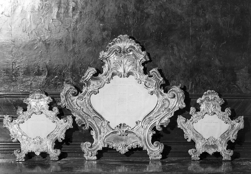 segreta, complesso decorativo - ambito italiano (sec. XVIII)