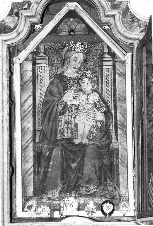 Madonna con Bambino (dipinto, opera isolata) - ambito bresciano (sec. XVI)