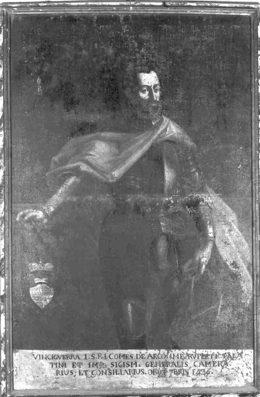 Ritratto di Vinciguerra d'Arco (dipinto, opera isolata) - ambito Italia settentrionale (seconda metà sec. XVII)