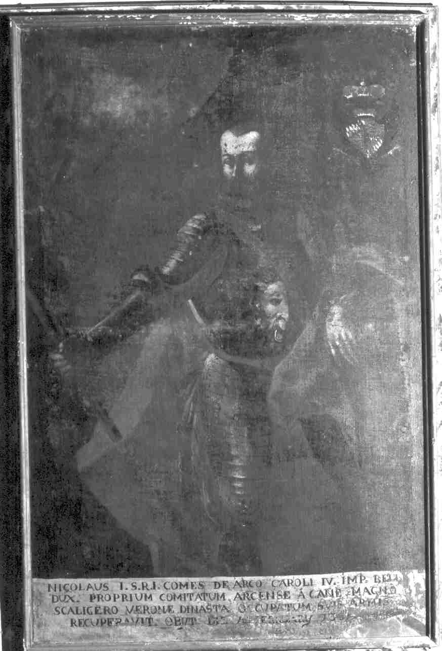 Ritratto di Giulio d'Arco (dipinto, opera isolata) - ambito Italia settentrionale (seconda metà sec. XVII)