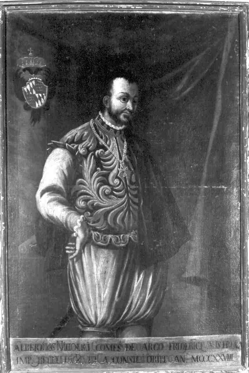 Ritratto di Alberto d'Arco (dipinto, opera isolata) - ambito Italia settentrionale (prima metà sec. XVIII)