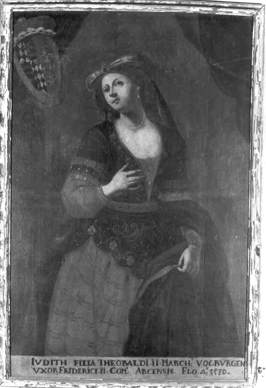 Ritratto di Giuditta di Vogburg (dipinto, opera isolata) - ambito Italia settentrionale (seconda metà sec. XVII)