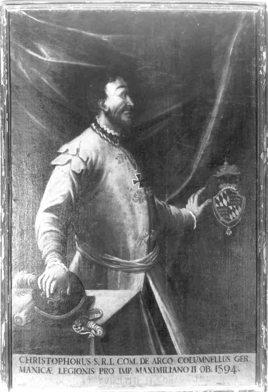 ritratto di Cristoforo d'Arco (dipinto, opera isolata) - ambito Italia settentrionale (seconda metà sec. XVII)