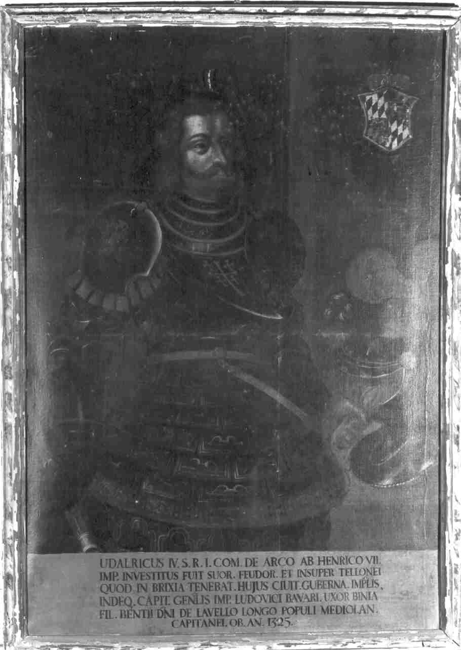 Ritratto di Uldarico d'Arco (dipinto, opera isolata) - ambito Italia settentrionale (seconda metà sec. XVII)