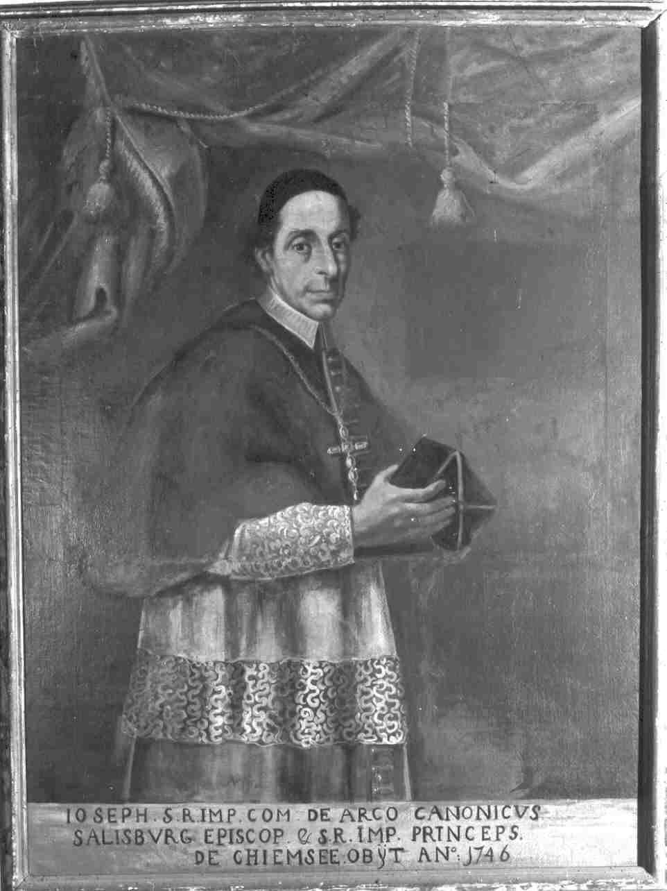 Ritratto di Giuseppe d'Arco (dipinto, opera isolata) - ambito Italia settentrionale (fine/inizio secc. XVIII/ XIX)