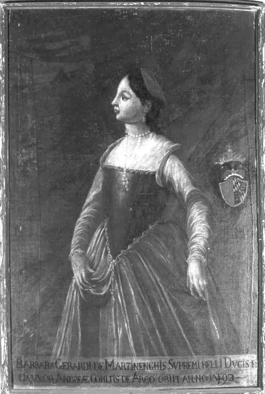 Ritratto di Barbara d'Arco (dipinto, opera isolata) - ambito Italia settentrionale (prima metà sec. XVIII)