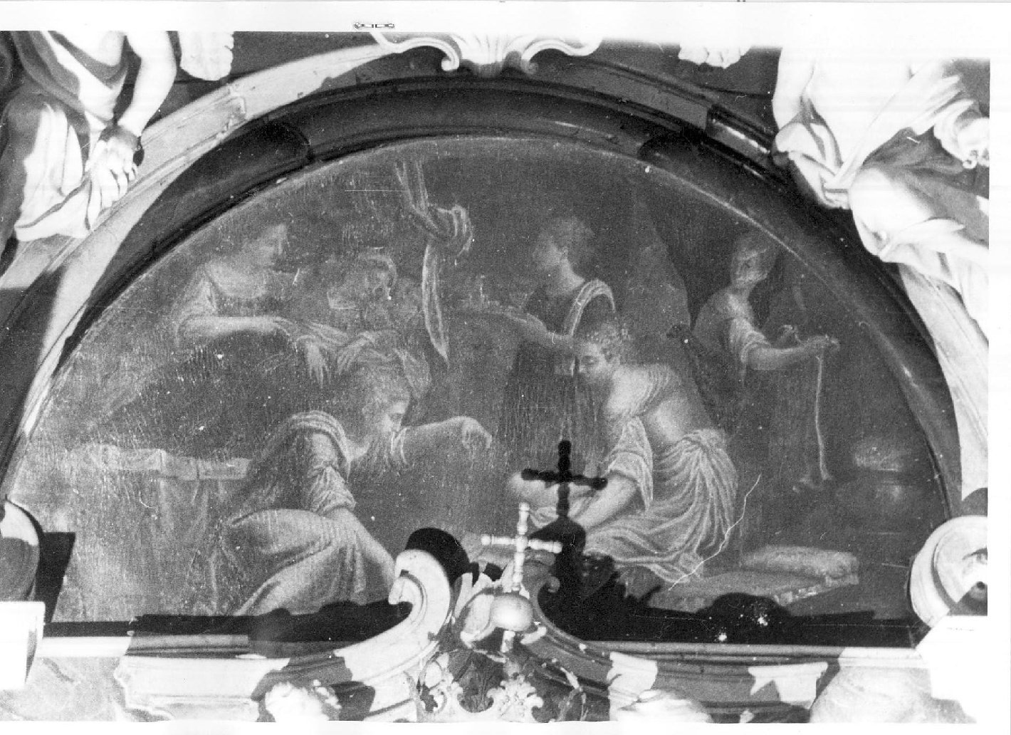 Natività di Maria (dipinto, ciclo) di Bonvicino Alessandro detto Moretto (scuola) (seconda metà sec. XVI)