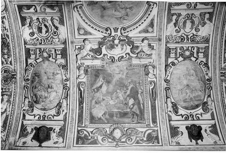 festeggiamento dell'Epifania (dipinto, ciclo) di Gandini Bernardino, Gandino Antonio (sec. XVII)