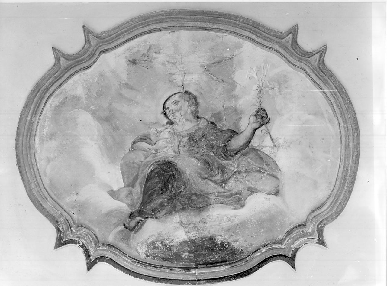 allegoria della Purezza (dipinto, elemento d'insieme) di Morini Giovanni (attribuito) (sec. XVIII)