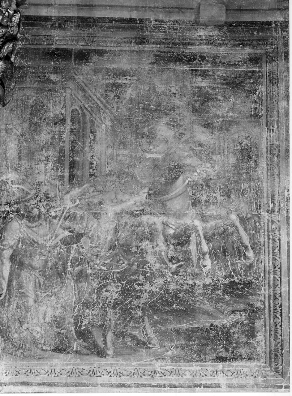 episodio di storia romana (dipinto, elemento d'insieme) - ambito veneto (sec. XVI)