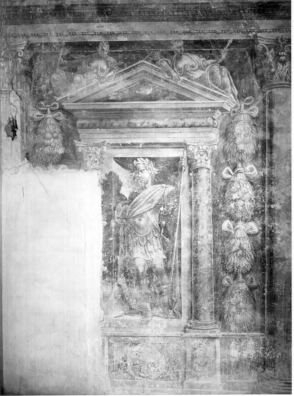 l'imperatore romano Augusto (dipinto, elemento d'insieme) - ambito veneto (sec. XVI)