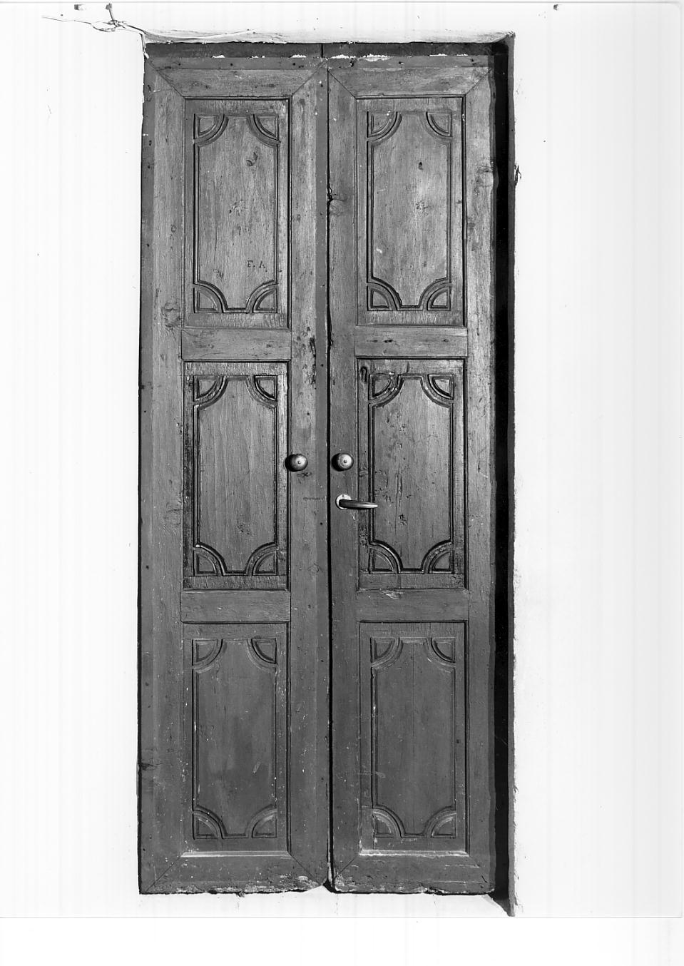 porta, opera isolata - ambito italiano (fine/inizio secc. XVII/ XVIII)