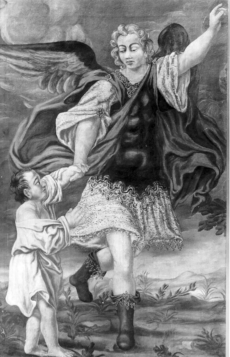 l'Angelo custode (dipinto, opera isolata) - ambito italiano (sec. XVIII)