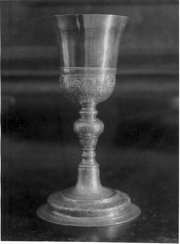 calice, opera isolata - ambito italiano (fine/inizio secc. XVI/ XVII)