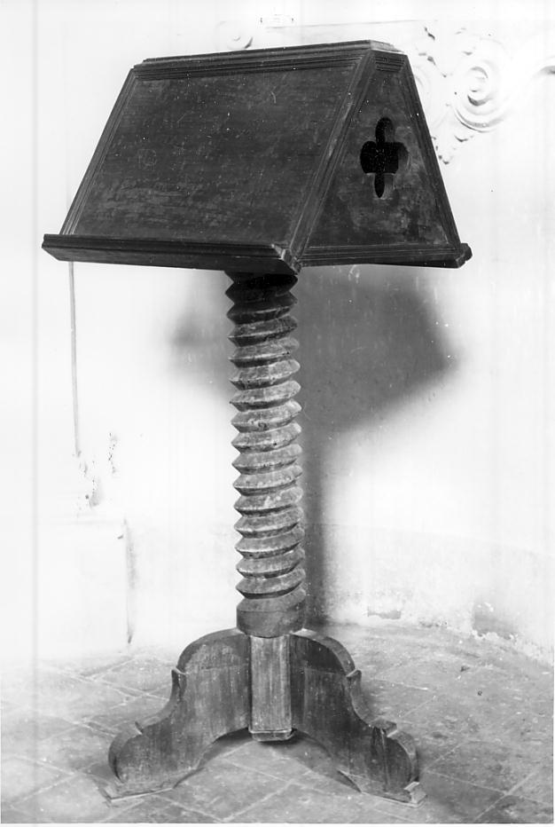 leggio, opera isolata - ambito bresciano (sec. XVIII)