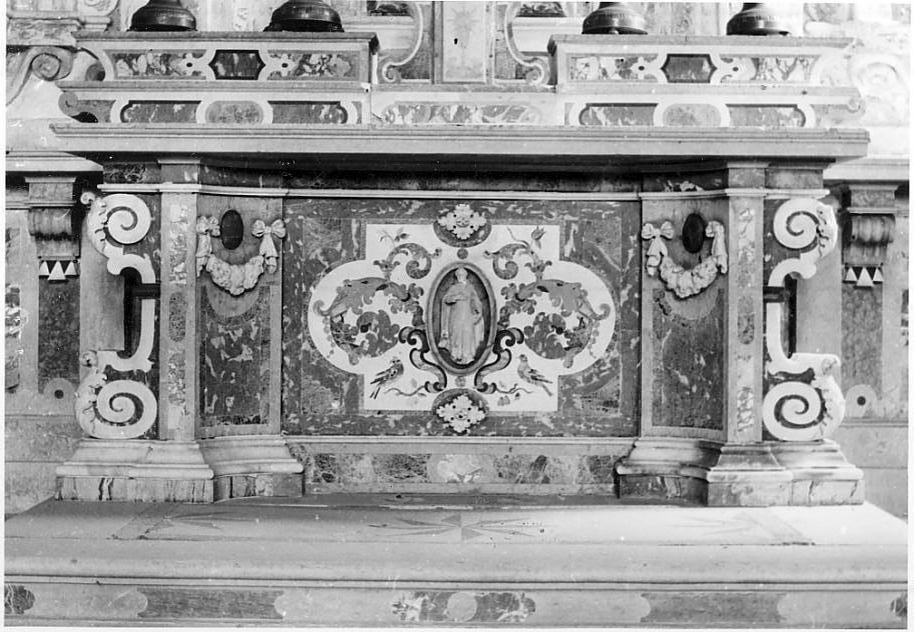 paliotto, elemento d'insieme - ambito bresciano (metà sec. XVII)