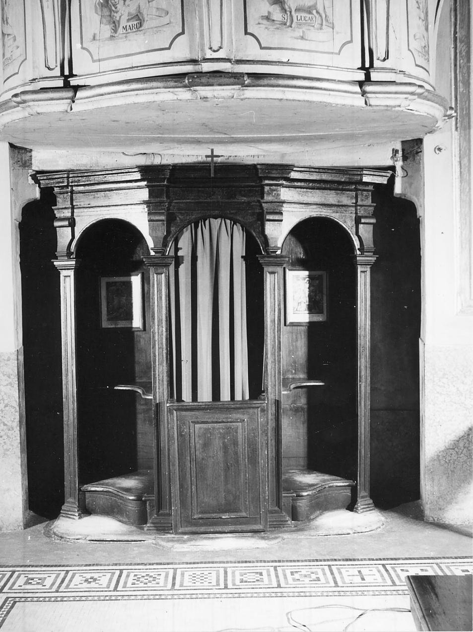 confessionale, opera isolata - ambito cremonese (sec. XVIII)