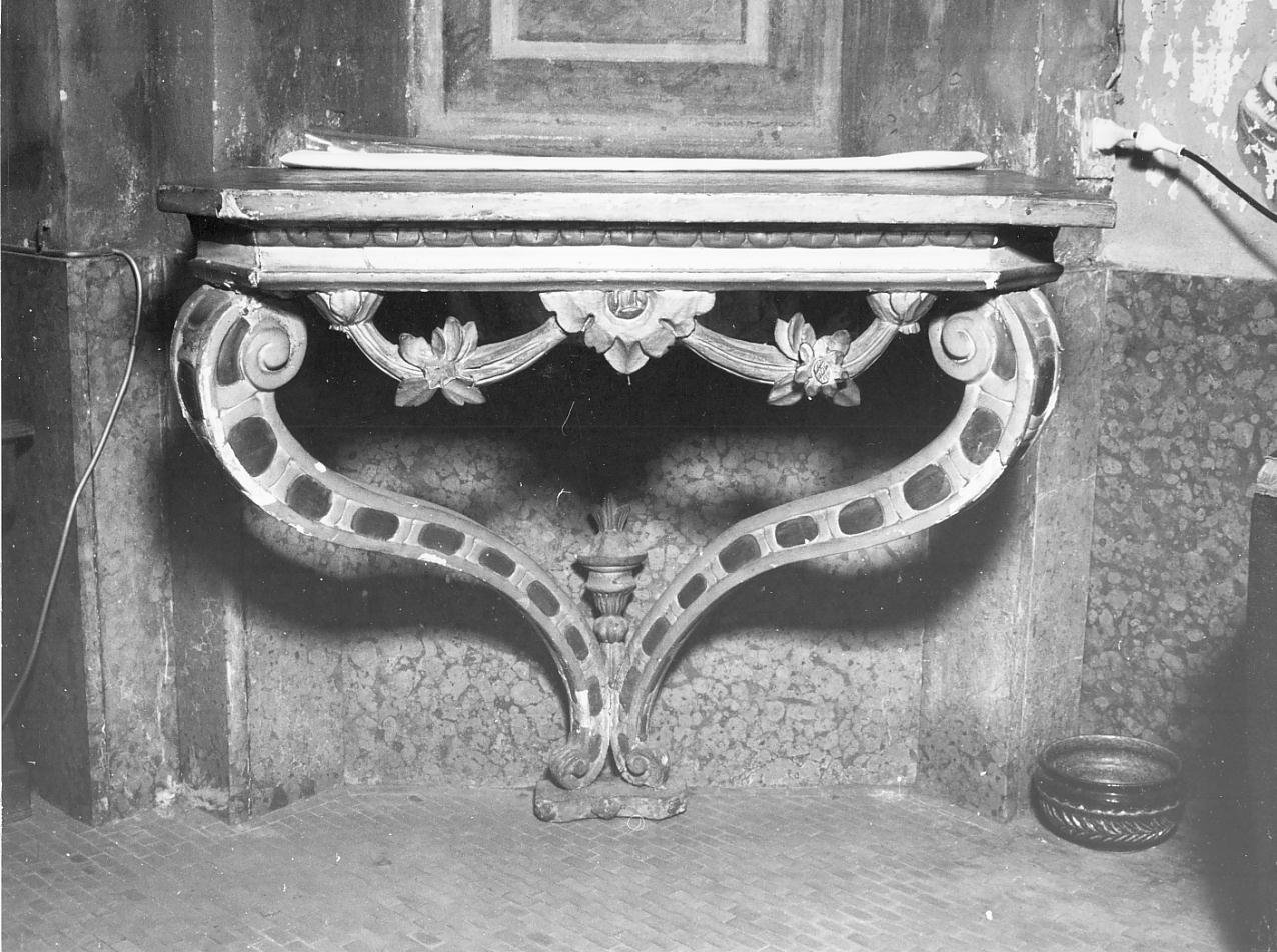console, opera isolata - ambito cremonese (fine sec. XVIII)