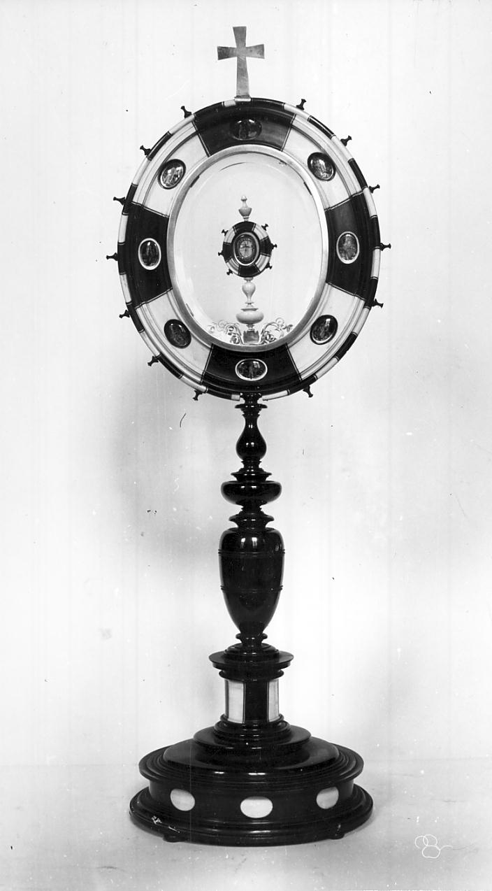 reliquiario - a ostensorio, opera isolata - ambito italiano (sec. XVIII)