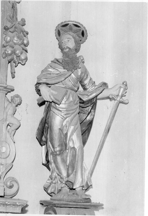 San Paolo (statua, opera isolata) - ambito bresciano (prima metà sec. XVIII)