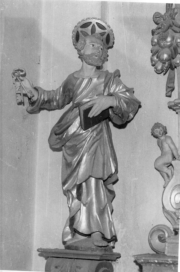 San Pietro (statua, opera isolata) - ambito bresciano (inizio sec. XVIII)