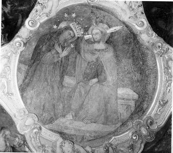 incoronazione di Maria Vergine (dipinto, opera isolata) - ambito bresciano (inizio sec. XV)