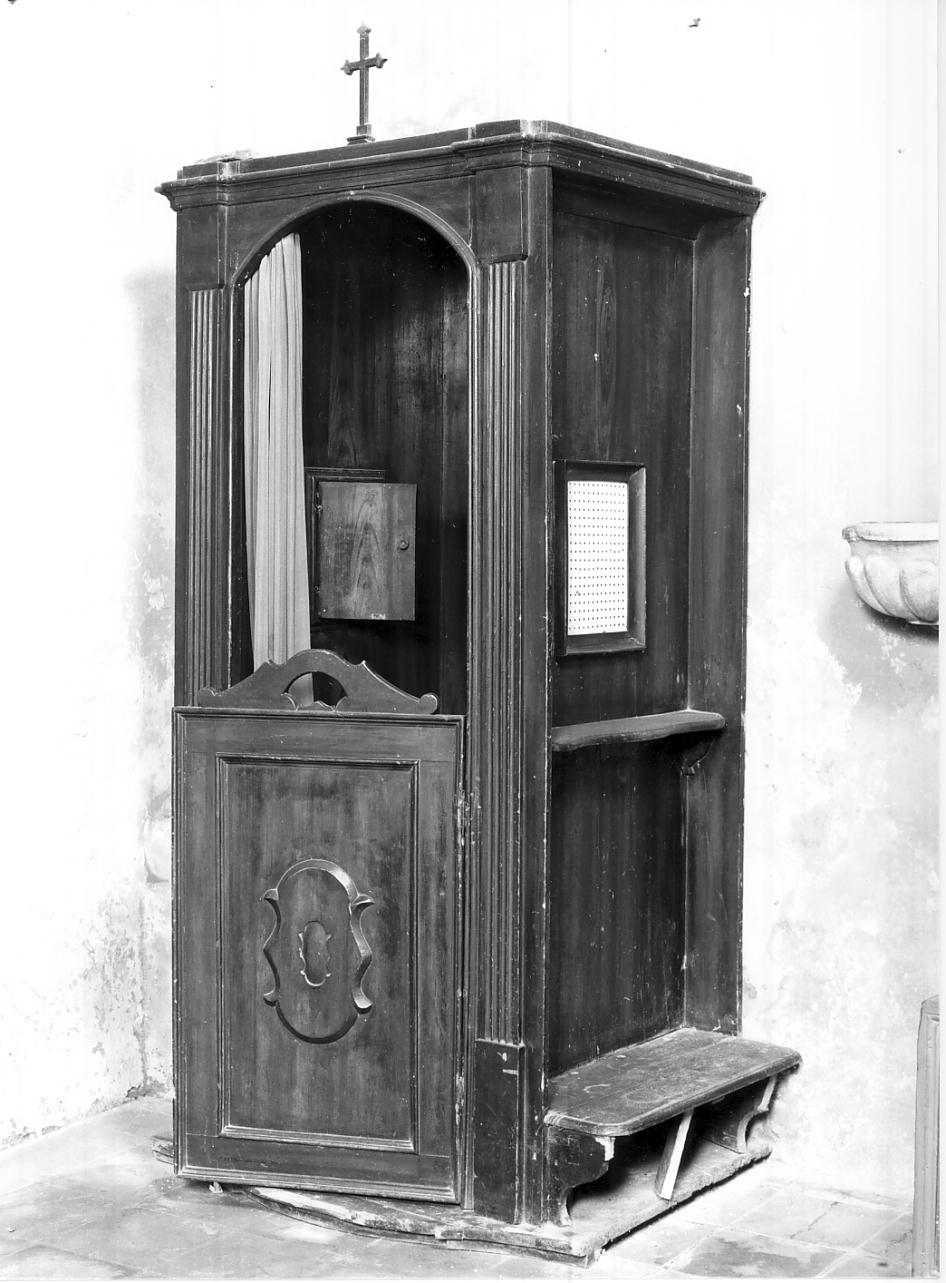 confessionale, opera isolata - ambito italiano (fine sec. XVIII)