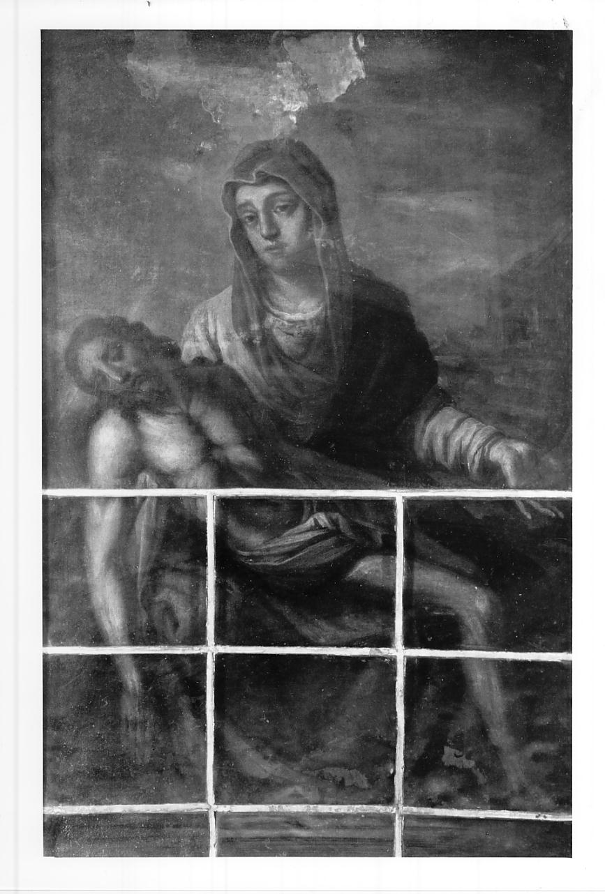 Pietà (dipinto, opera isolata) - ambito italiano (sec. XVIII)