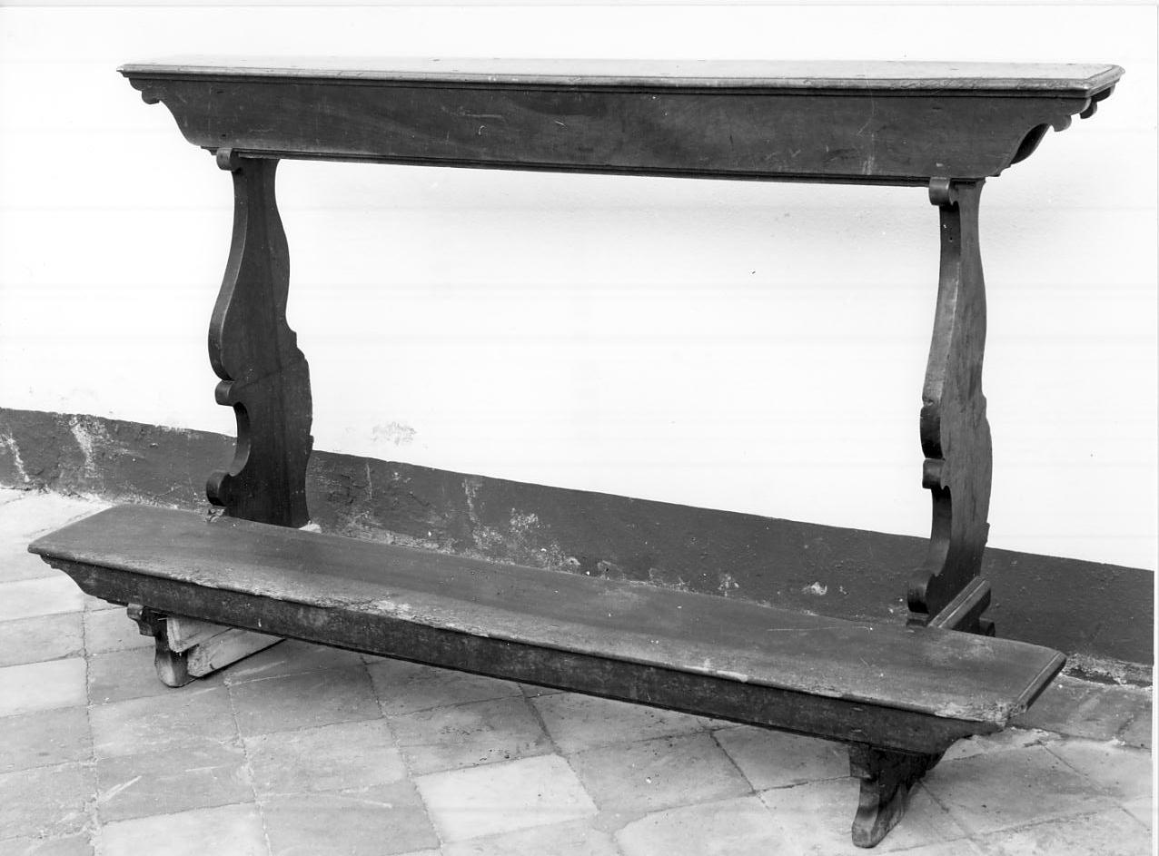 inginocchiatoio, opera isolata - ambito italiano (sec. XVIII)