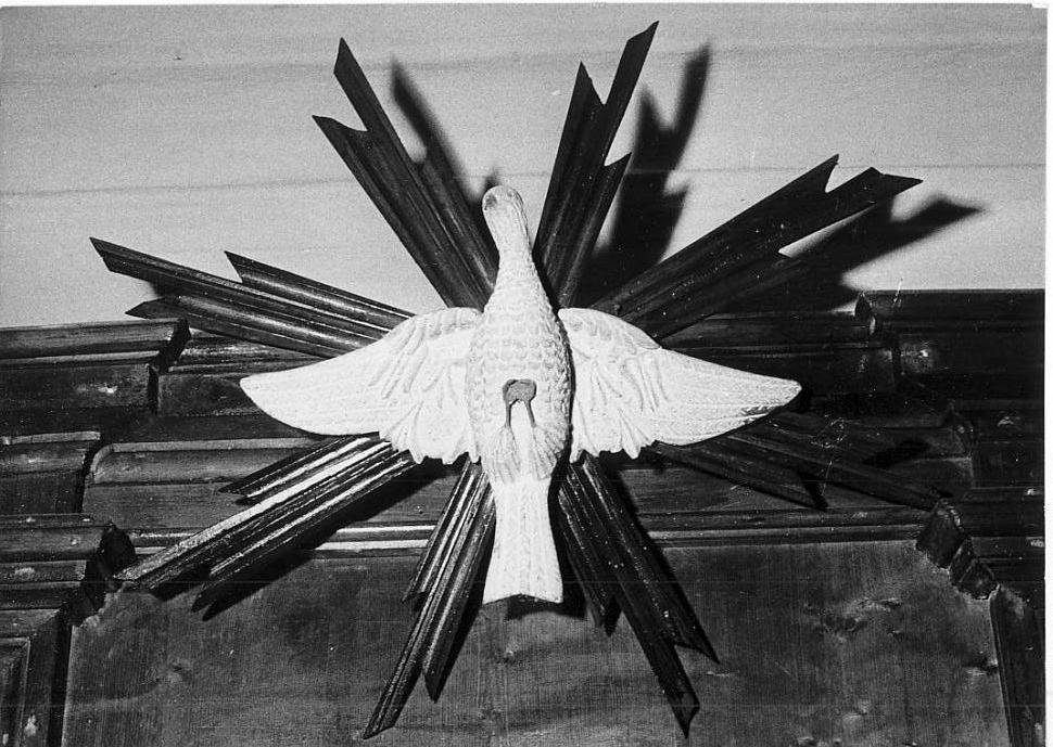 colomba eucaristica, opera isolata - ambito bresciano (sec. XVII)